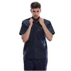 石油化工短袖衬衫工作服套装FD12001-QP