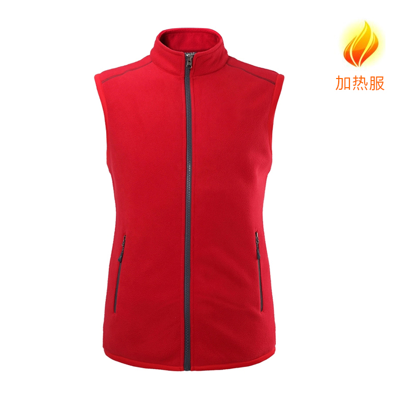 冬装加厚保暖 摇粒绒 加热服 马甲JR0003