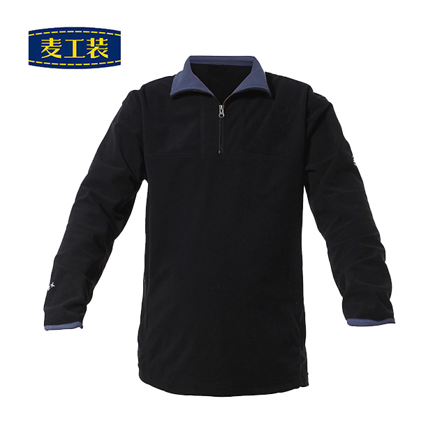 保暖拉链无袖抓绒衣工作服MF12008