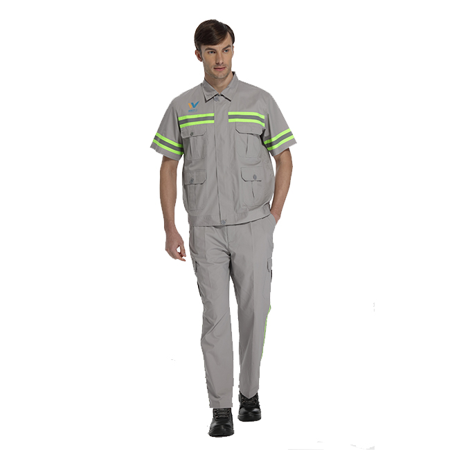 麦工装防静电服反光防护工作服套装FFD0003