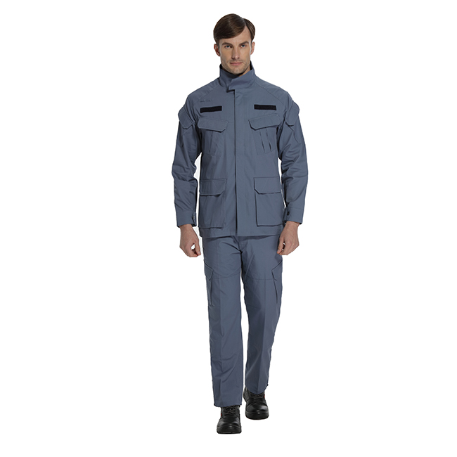 麦工装新款春秋长袖夹克工作服套装FC12044
