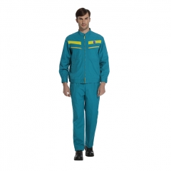 麦工装春秋新款长袖夹克工作服套装FC12046