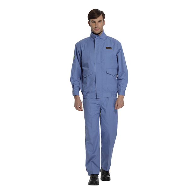 麦工装春秋新款长袖夹克工作服套装FC12052