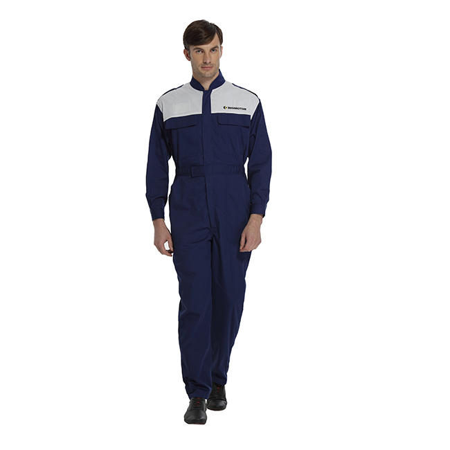 麦工装春新款长袖连体服工作服套装LC12026