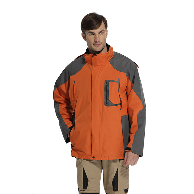 麦工装冬新款防风冲锋衣外套防寒服CF12006