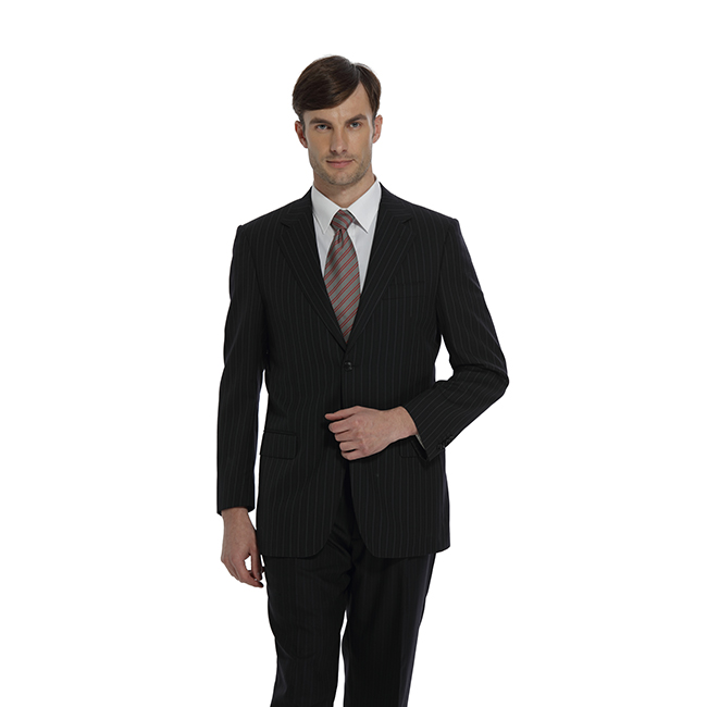 麦工装新款西装工作服男士西服套装XF12027